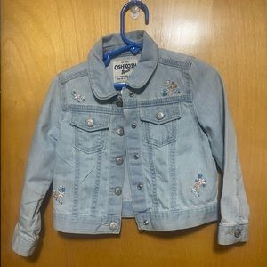 Little girls spring denim jacket